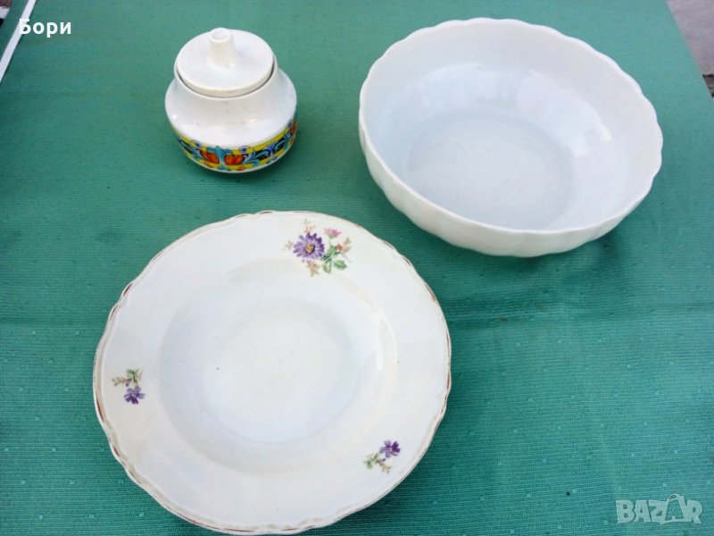 Порцелан български купа и др, снимка 1