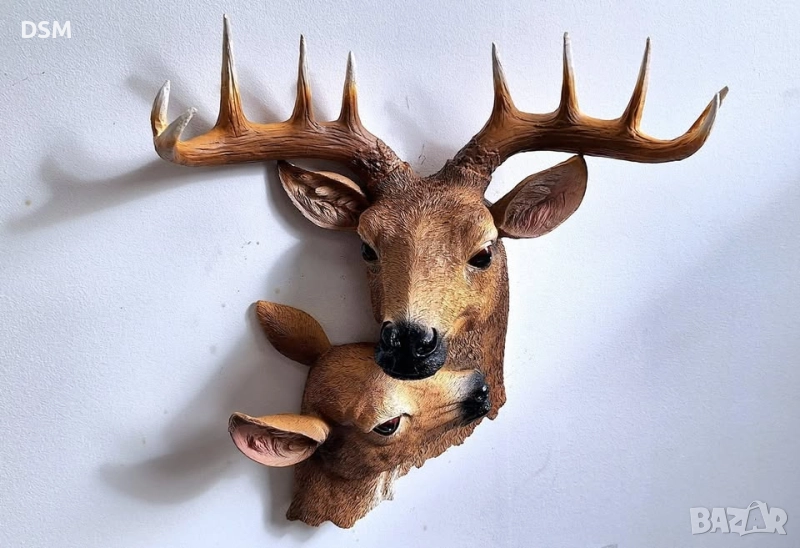 Ново Пано За Стена  - Елен  - Декорация  Еленчета 35см, снимка 1