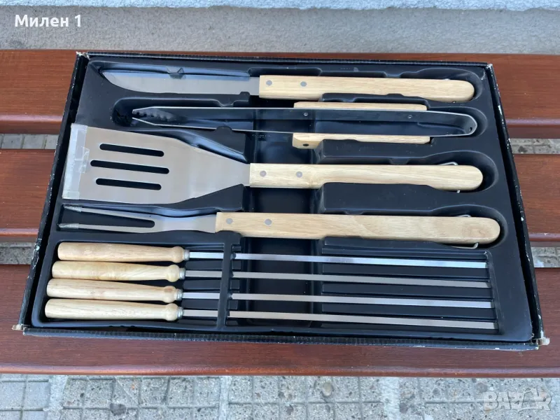 Прибори за барбекю-8 части, снимка 1