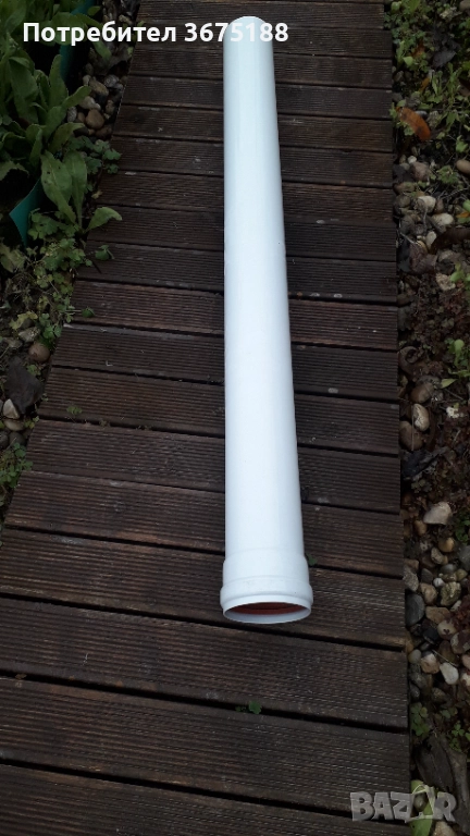 Комин за газов котел - метално удължение ф80, L 1м, снимка 1