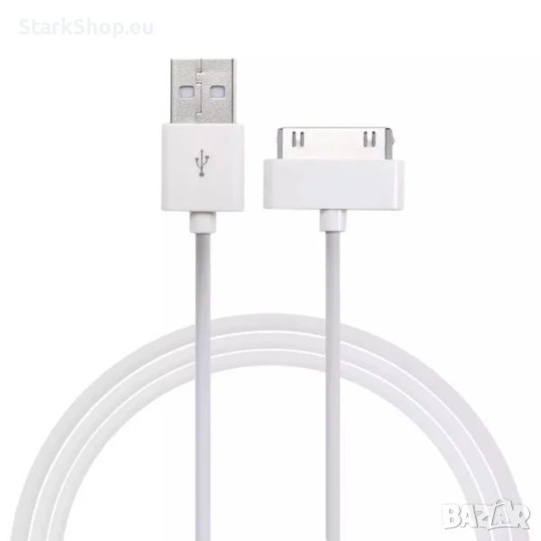 Кабел за iPhone 2 3G 3GS 4 4S iPad 1 2 3 iPod зарядно 2G USB айфон, снимка 1