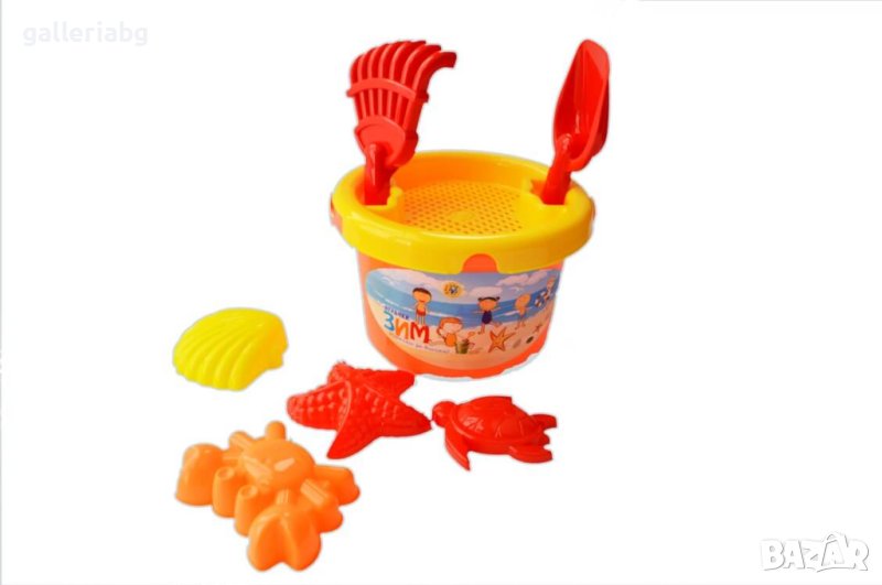 Плажен комплект с кофичка от 8 части, снимка 1