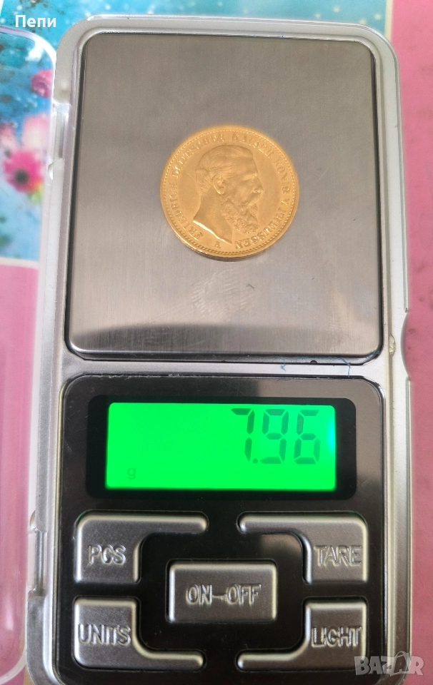 Златна Монета 20 Марки Фридрих III Прусия 1888 година, снимка 1