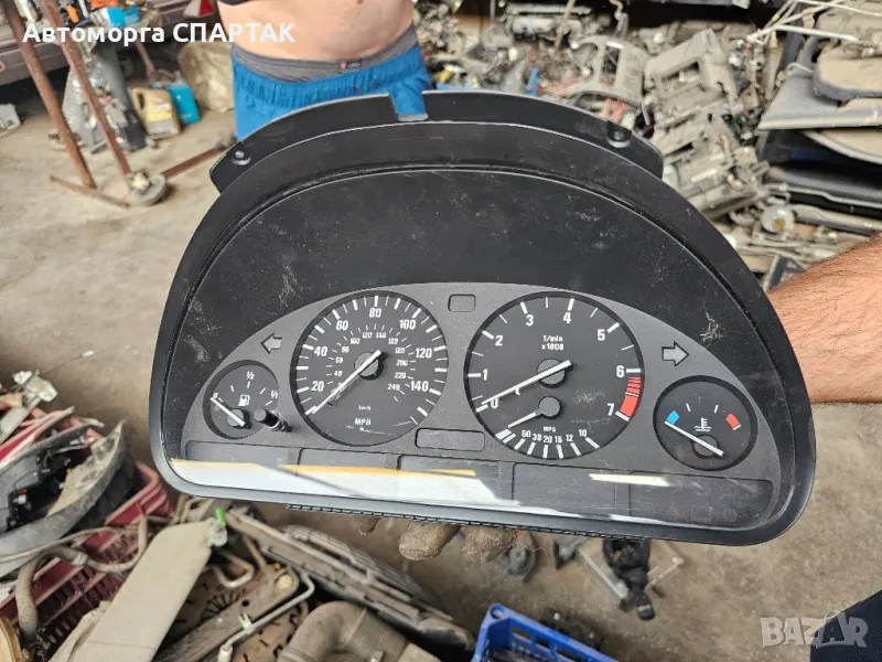Километраж BMW 5 Series E39 (1995-2004) Скоростомер 6907016 10823440, снимка 1