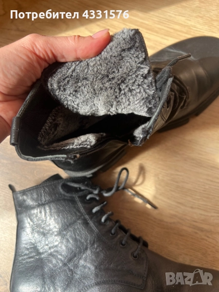 Зимни  кожени обувки, снимка 1