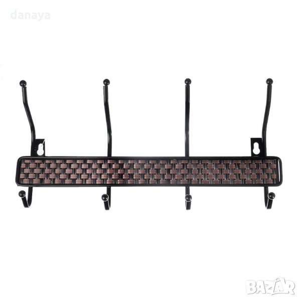 2710 Метална закачалка за стена с 8 куки за закачане, снимка 1