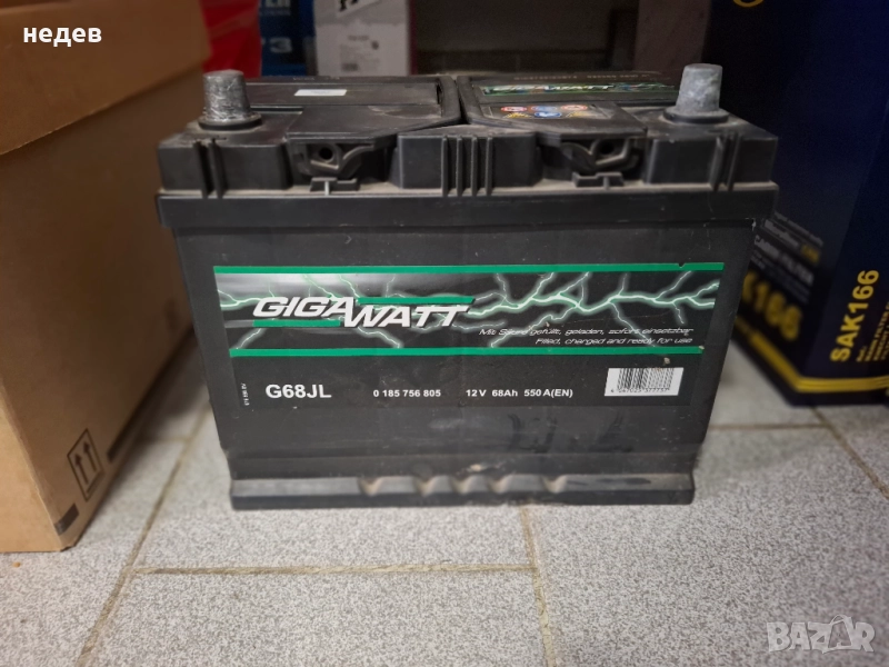 АКУМУЛАТОР 68А,Gigawatt 68Ah L+, снимка 1