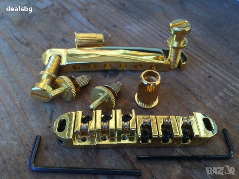 Бридж за LP tune-o-matic пълен комплект, снимка 1