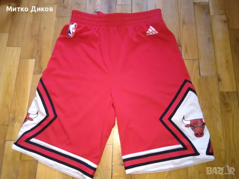 Чикаго булс НБА маркови шорти Адидас отлични детски 11-12г 152см, снимка 1
