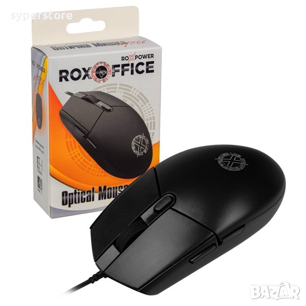Мишка Оптична USB Roxpower M306, SS300678, снимка 1