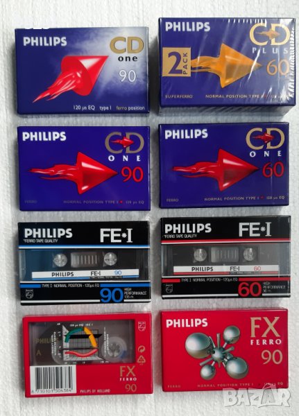 Нови аудио касети PHILIPS, FUJI, SCOTCH, BASF, MEMOREX, снимка 1