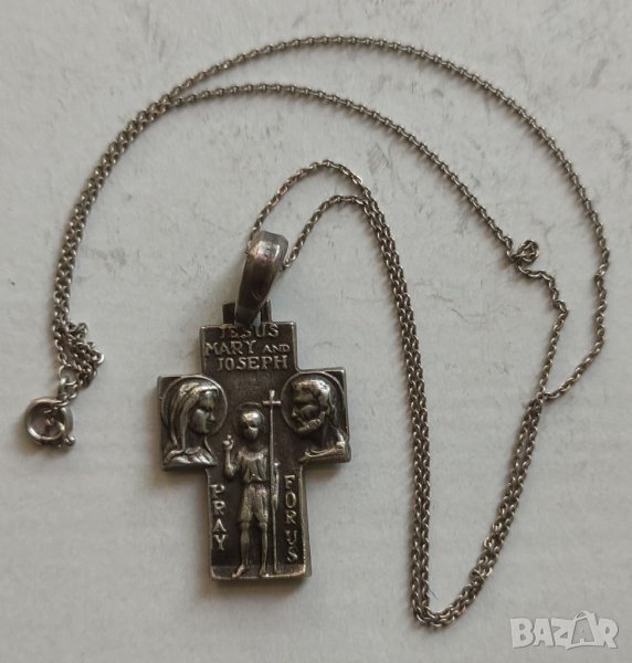 Сребърно кръстче, снимка 1