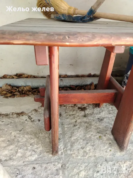 Маса,дървена100,110,тип баварска, снимка 1