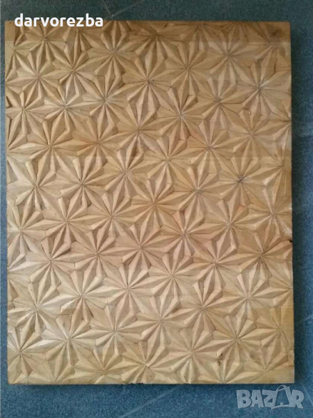 Дърворезба  Цветето на живота, снимка 1