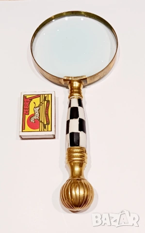  Винтидж Месингова Лупа