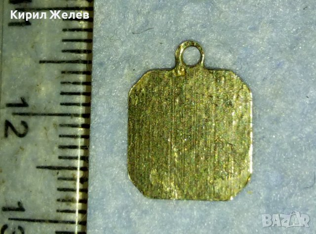 СТАРИНЕН АРТ НУВО ПОСРЕБРЕН ПЕНДАНТ от НЕРЪЖДАЕМА СТОМАНА с БУКВИЧКА Е - РЪЧНА ИЗРАБОТКА 39969, снимка 5 - Антикварни и старинни предмети - 42475661