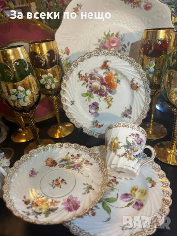 Circa 1894 наличие на няколко великолепни тройни сета съвместимост на чашката около 175 мл Код P1624, снимка 10 - Съдове за готвене - 52917010