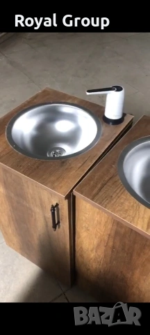 Подвижна мивка с колелца и електрическа водна помпа (за работа при външни условия)., снимка 5 - Градински мебели, декорация  - 53054513