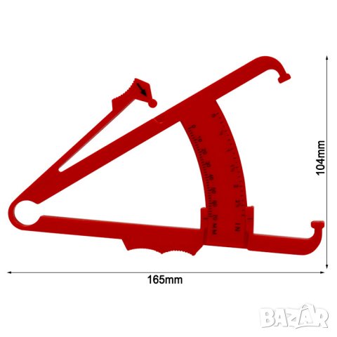 Калипер - уред за измерване на подкожни мазнини + Ръководство, снимка 8 - Фитнес уреди - 35921110