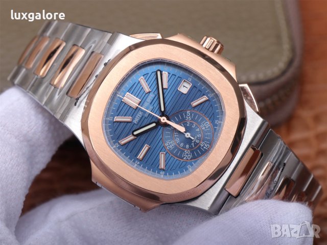 Мъжки часовник Patek Philippe Nautilus 5980 с автоматичен швейцарски механизъм, снимка 3 - Луксозни - 44384598