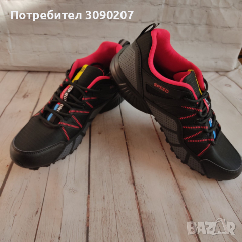Мъжки туристически обувки с връзки подходящи за преход - номер 44, снимка 7 - Маратонки - 44827601