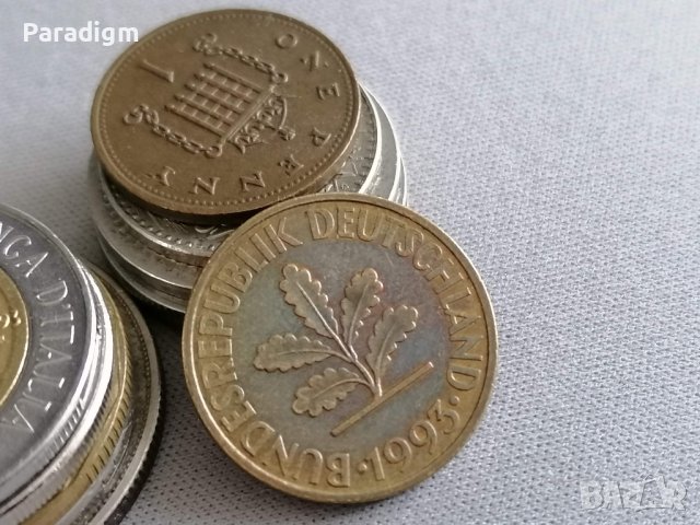 Монета - Германия - 10 пфенига | 1993г.; серия D, снимка 2 - Нумизматика и бонистика - 40442852