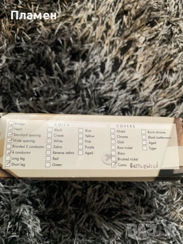 Pickups set Bare Knuckle Warpig 6, снимка 3 - Китари - 53364762