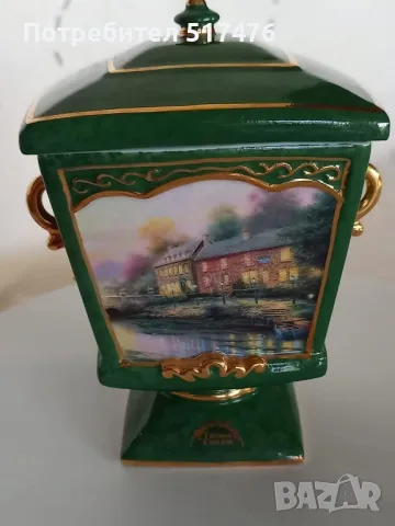 Порцеланова музикална кутия Thomas Kinkade , снимка 5 - Декорация за дома - 48943764