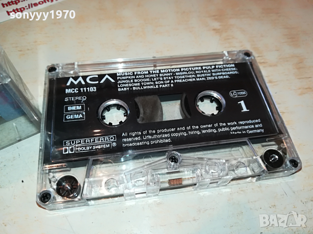 PULP FICTION КАСЕТА 2203221824, снимка 9 - Аудио касети - 36197578