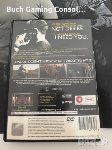 The Getaway Black Monday Playstation 2 , снимка 4 - Игри за PlayStation - 53639742