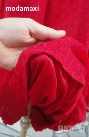 4XL Нова  блуза VRS в червено , снимка 5 - Туники - 50329857