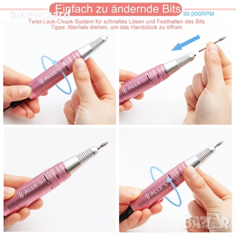 Професионален инструмент за маникюр 30000 об/мин НОВ, снимка 2 - Продукти за маникюр - 53049311