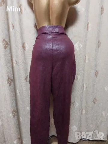 2/3XL Клин бордо кожен принт , снимка 2 - Клинове - 47886776