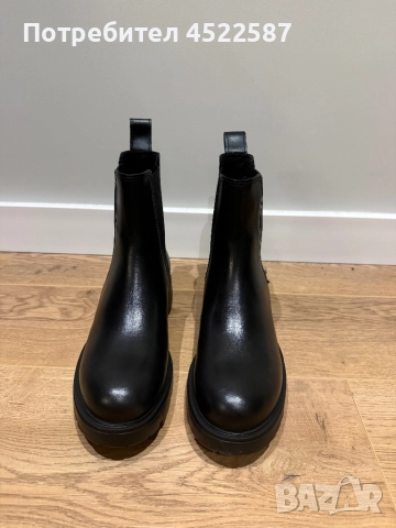 Rylko черни кожени боти Chelsea