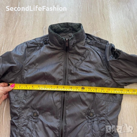 Дамско яке G-Star Raw, леко  размер M, тъмносиво, снимка 7 - Якета - 53134824