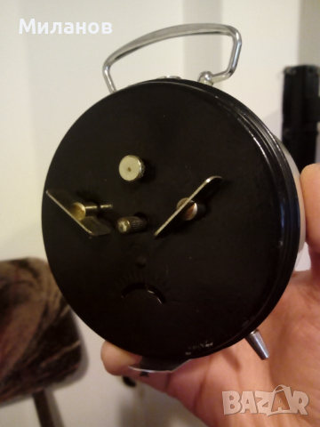 Антикварен механичен немски будилник,настолен часовник, снимка 4 - Антикварни и старинни предмети - 36210397