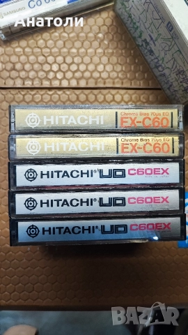Аудио касети Hitachi 5 броя , снимка 2 - Аудио касети - 52829347