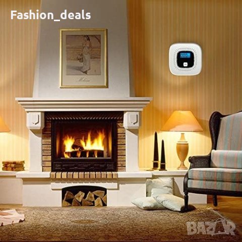 Нова Аларма за въглероден оксид с цифров дисплей сменяема батерия, снимка 3 - Други стоки за дома - 42234495