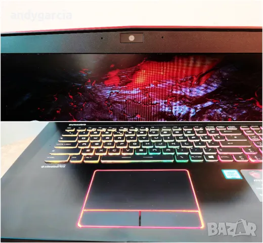 NVidia GTX 1080 8GB 210W/17.3 G-SYNC IPS FullHD/Intel Corе i7/16GB RAM/256GB+ 1TB HDD/MSI TITAN GT73, снимка 12 - Лаптопи за игри - 50068428