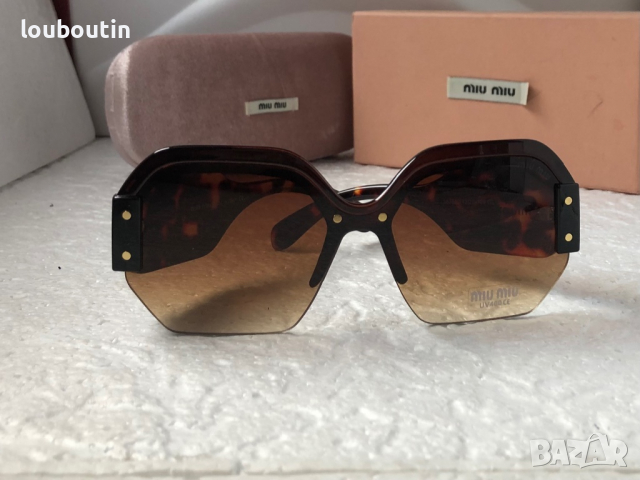 Miu 2021 слънчеви очила с лого, снимка 4 - Слънчеви и диоптрични очила - 36333093