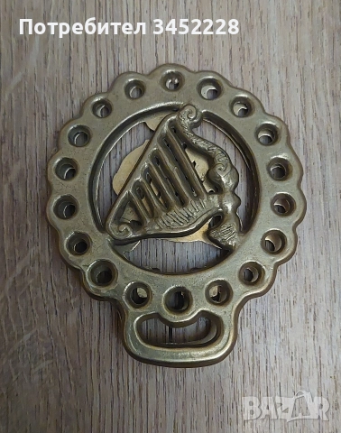 щипка винтидж месинг голяма за ценители 