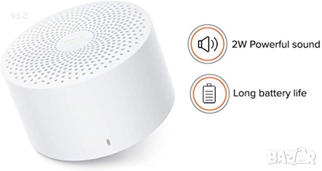 Xiaomi Mi Compact Bluetooth Speaker 2 (QBH4141EU) - 24 месеца гаранция, снимка 16 - Слушалки, hands-free - 35687396