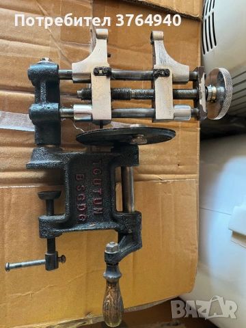 Рядка френска часовникарска машина, снимка 2 - Антикварни и старинни предмети - 53818183