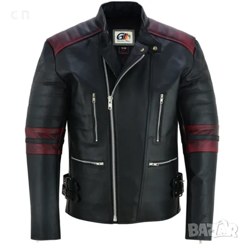 Vintage кожено мото яке