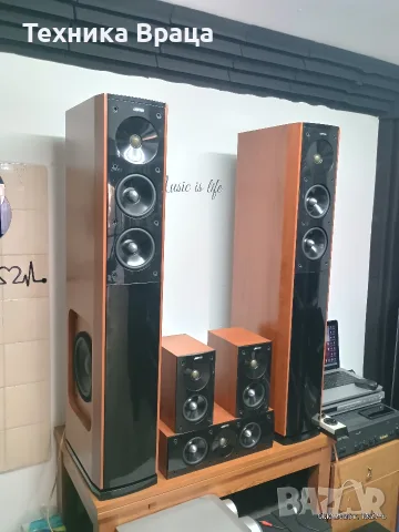 Сериозни тонколони JAMO S 606 5.0 Страхотно състояние! Звук без компромис! Брутален бас!