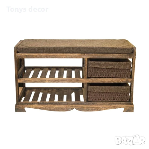 Шкаф-пейка за обувки, кафяв цвят, 80*34*45см, НОВО, снимка 1