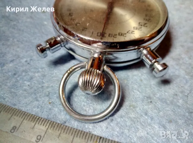 СЛАВА 20 КАМНЕЙ СДЕЛАНО в СССР Стар ГОЛЯМ ПРОФЕСИОНАЛЕН РУСКИ СПОРТЕН ХРОНОМЕТЪР РЯДЪК МОДЕЛ 11313, снимка 6 - Антикварни и старинни предмети - 48288558