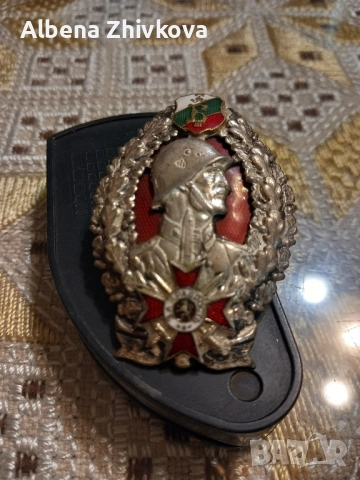 Български офицерски пехотен знак, снимка 4 - Антикварни и старинни предмети - 51952516