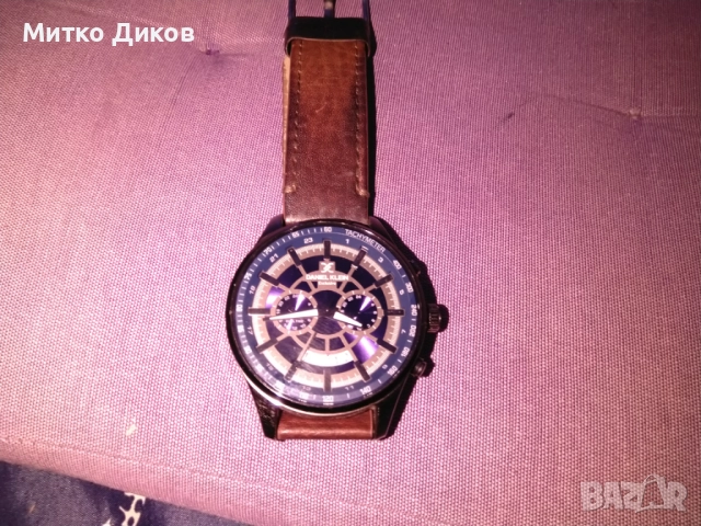 Daniel Klein 5 ath exclusive original 11358 часовник марков стоманен корпус каишка естествена кожа, снимка 2 - Мъжки - 52710471