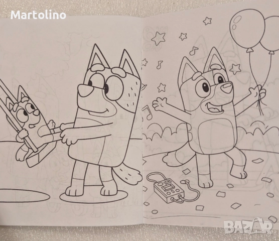 Персонализирана книжка за оцветяване Блуи и Бинго, снимка 3 - Детски книжки - 52869489